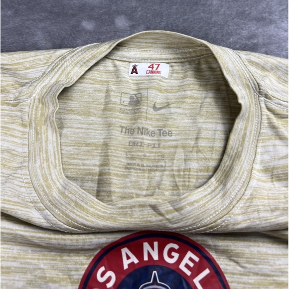 Nike Los Angeles Angels Shirt Team Issued City Connect Practice Velocity Men's L - Picture 4 of 9